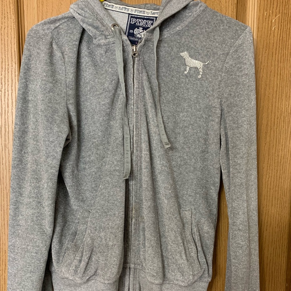 PINK zip up hoodie